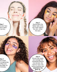firming white eye masks - grace & stella