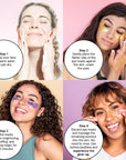 firming white eye masks - grace & stella