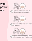 hydrocolloid pimple patches - grace & stella