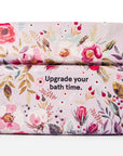 purple bath pillow - grace & stella