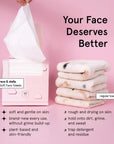 ultra - soft face towels - grace & stella