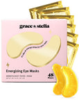 under eye masks for puffy eyes - grace & stella | gold