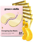 under eye masks for puffy eyes - grace & stella | gold