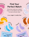 under eye masks for puffy eyes - grace & stella