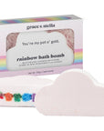 rainbow bath bombs - grace & stella