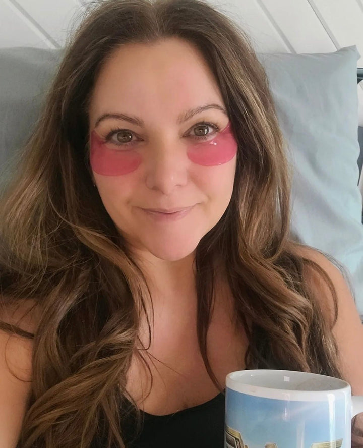 Couch Potato's Delight: Pink Eye Masks for Lazy Sundays - grace & stella