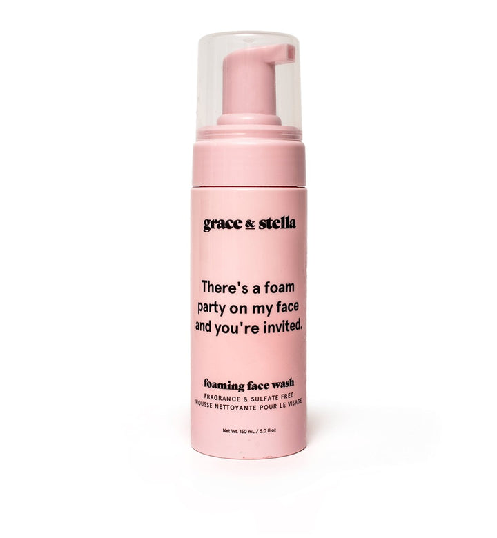 Use a Foaming Face Wash To Wash Away The Day - grace & stella