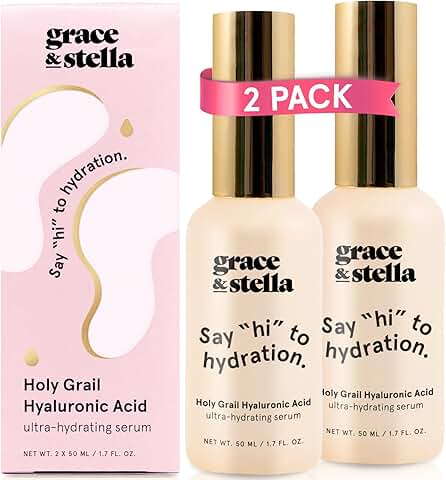 grace & stella Award Winning Hyaluronic Acid Face Serum (50ml/1.7 fl oz)