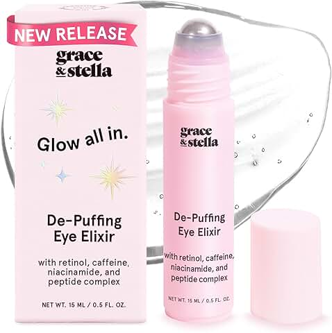 grace & stella Under Eye Brightener Roller - Airplane Travel Essentials