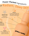 brightening vitamin c serum - grace & stella