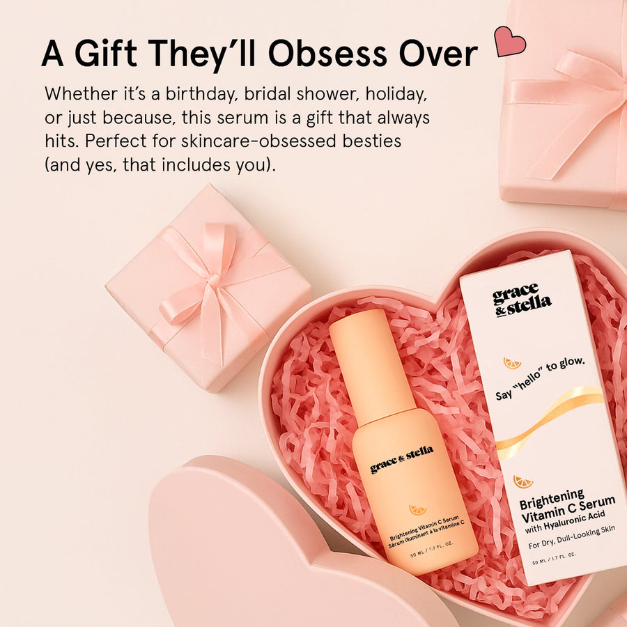 brightening vitamin c serum - grace & stella