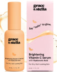 brightening vitamin c serum - grace & stella