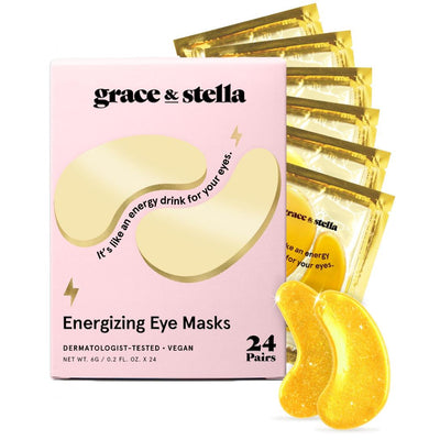energizing eye masks - grace & stella