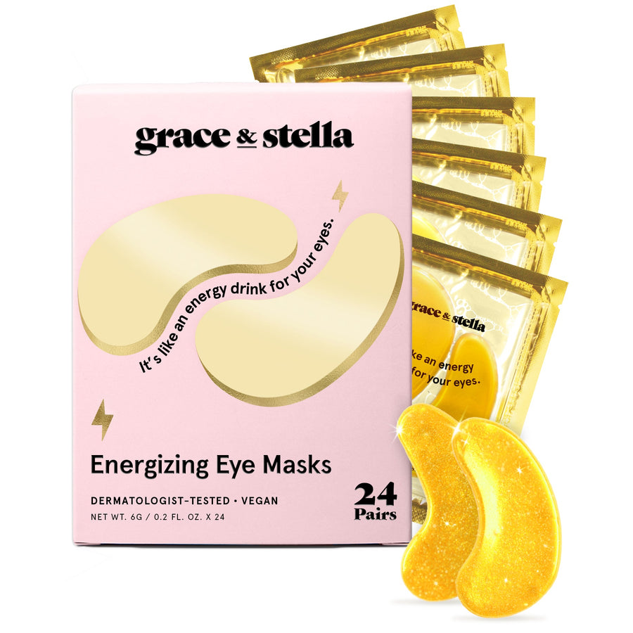 energizing eye masks - grace & stella