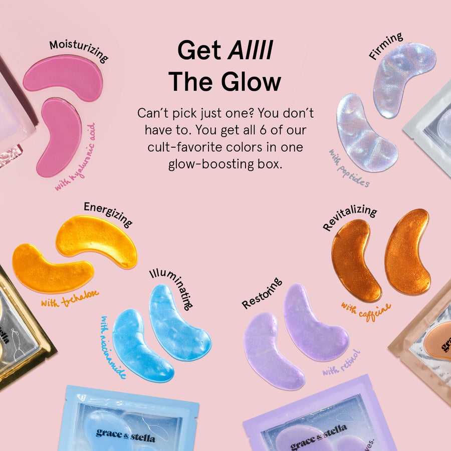 eye mask variety pack - grace & stella