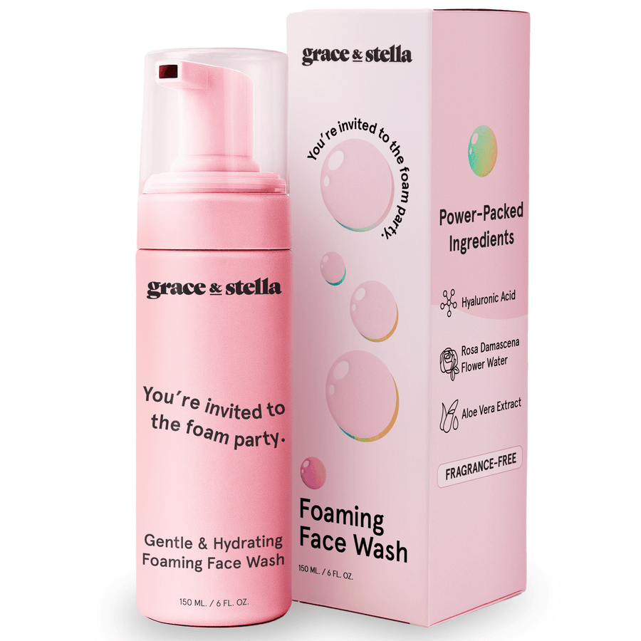 foaming face wash - grace & stella