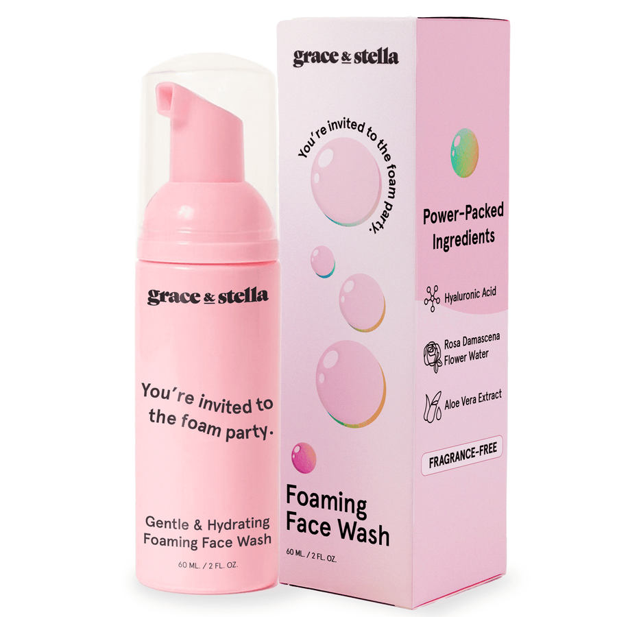 foaming face wash - grace & stella