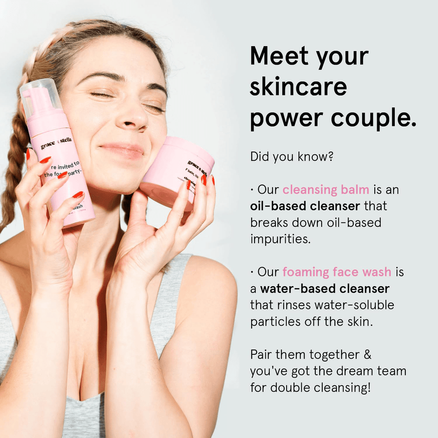 foaming face wash - grace & stella