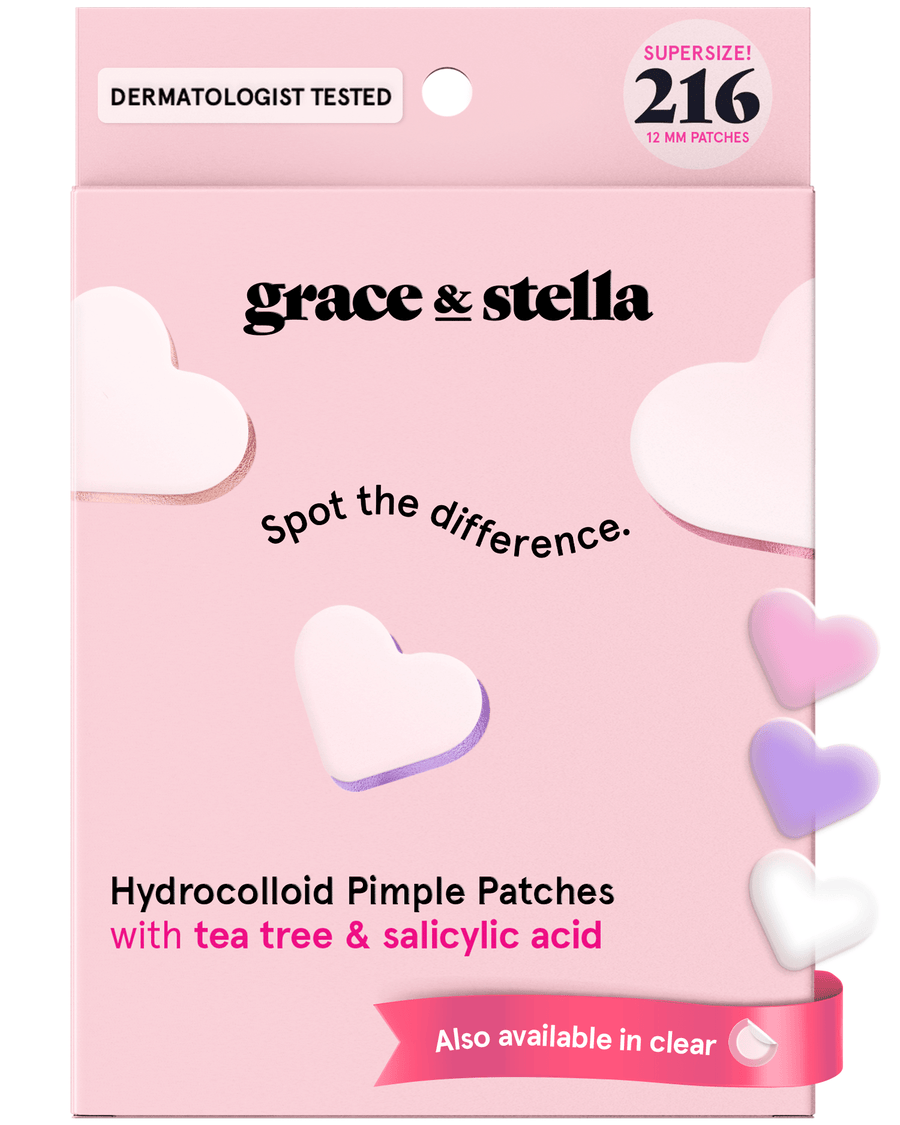 hydrocolloid pimple patches - grace & stella