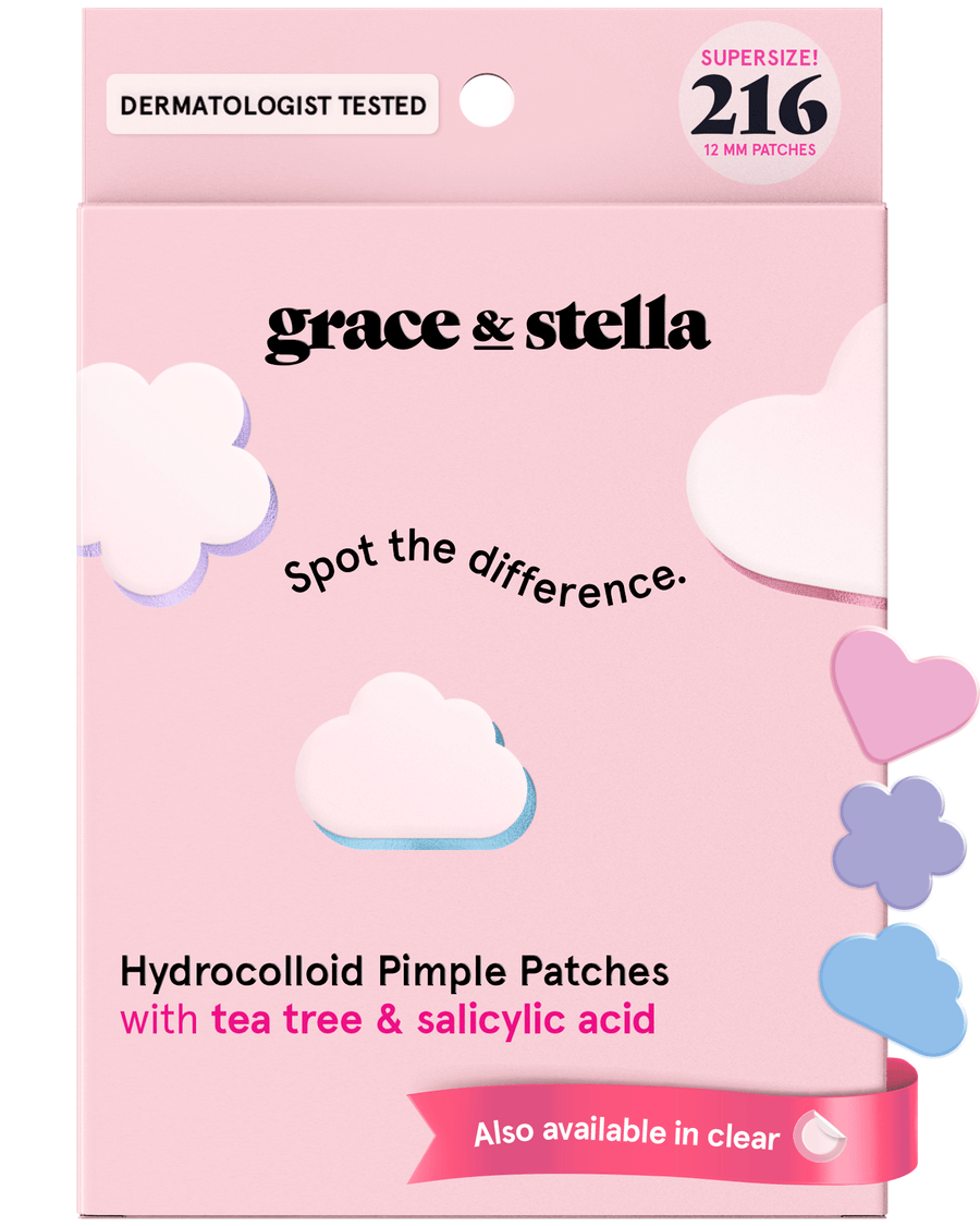 hydrocolloid pimple patches - grace & stella