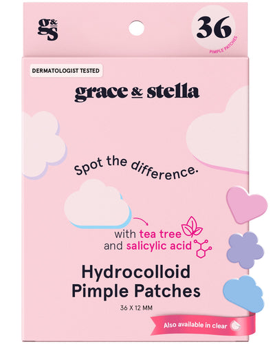 hydrocolloid pimple patches - grace & stella