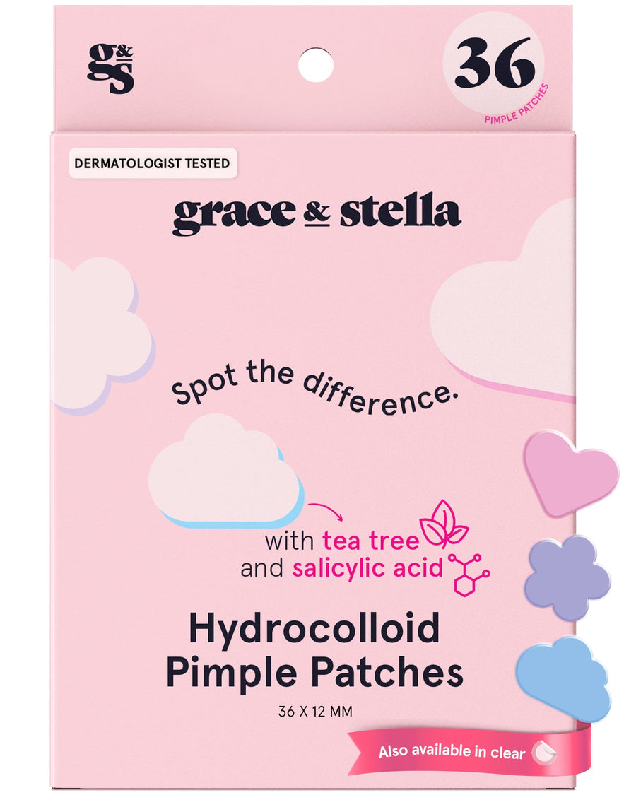 hydrocolloid pimple patches - grace & stella
