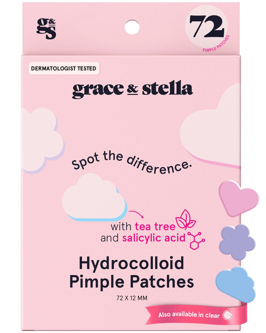 hydrocolloid pimple patches - grace & stella