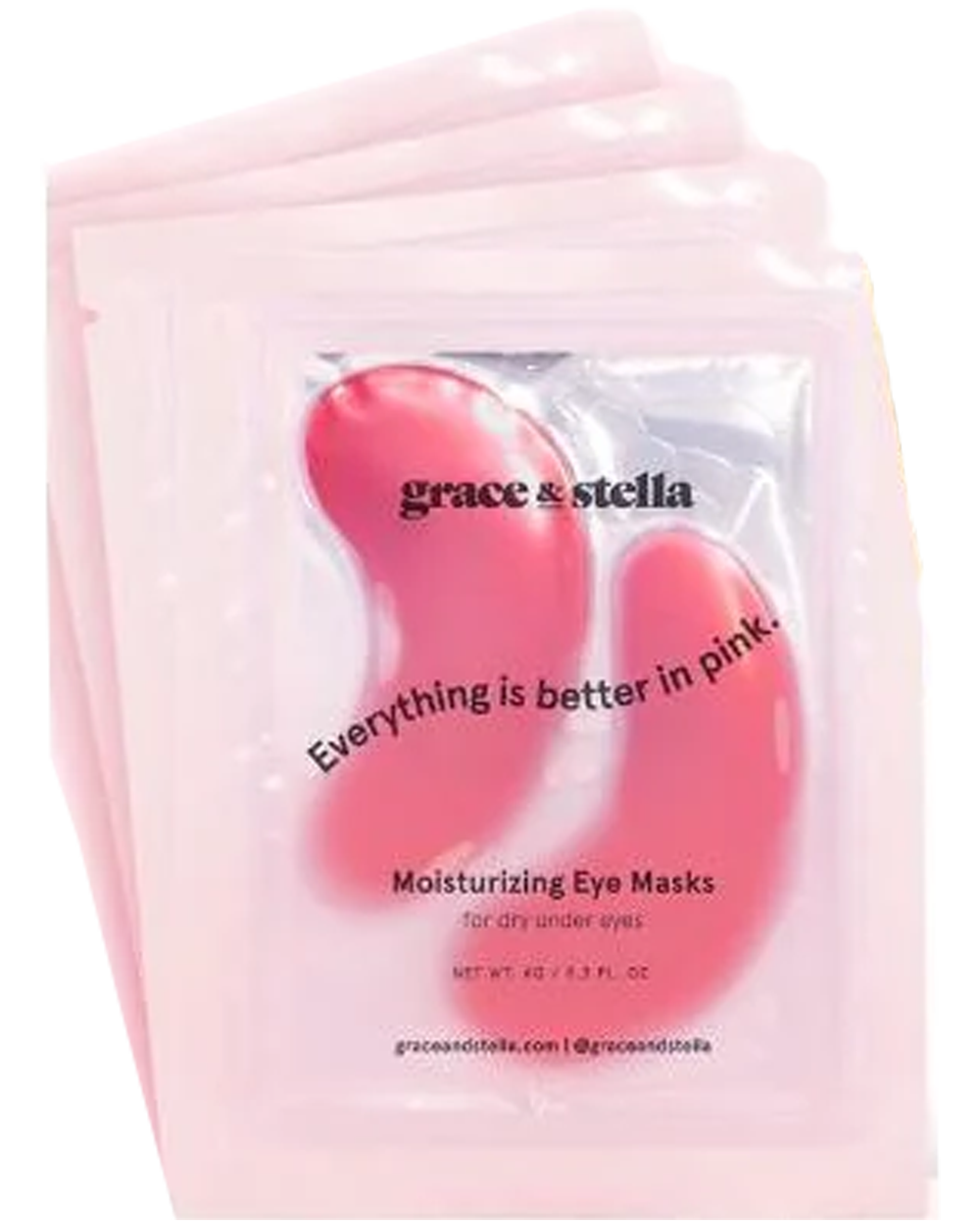 8 Pink Under-Eye Masks