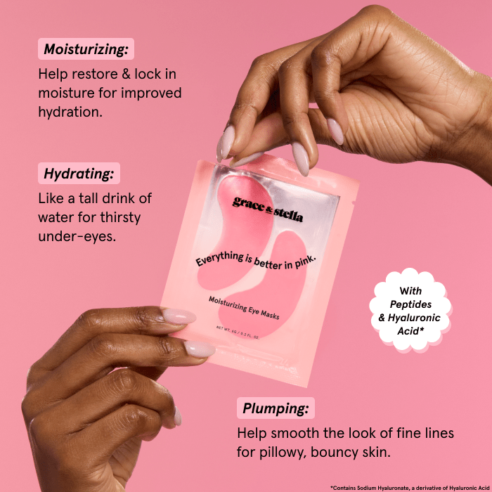 Moisturizing Pink Eye Masks