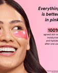 Moisturizing Pink Eye Masks - grace & stella