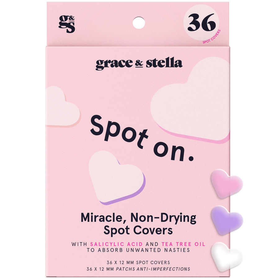 pimple patches (heart) free gift - grace & stella