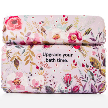 purple bath pillow - grace & stella