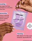 Restoring Purple Eye Masks - grace & stella
