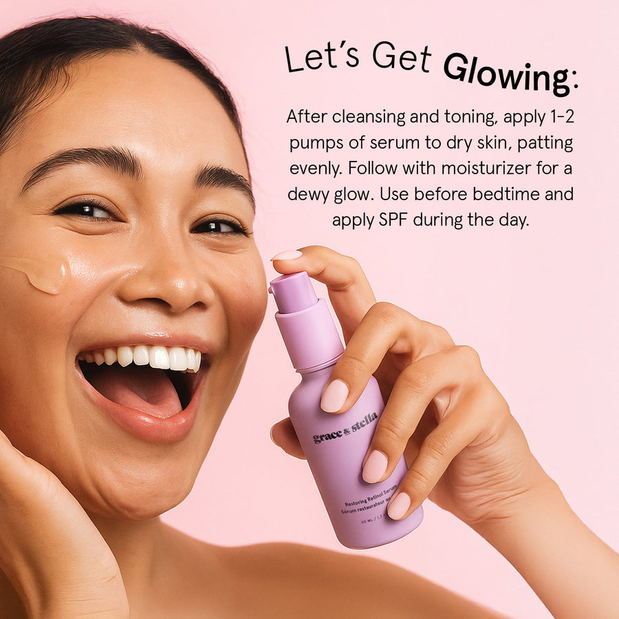 restoring retinol serum - grace & stella