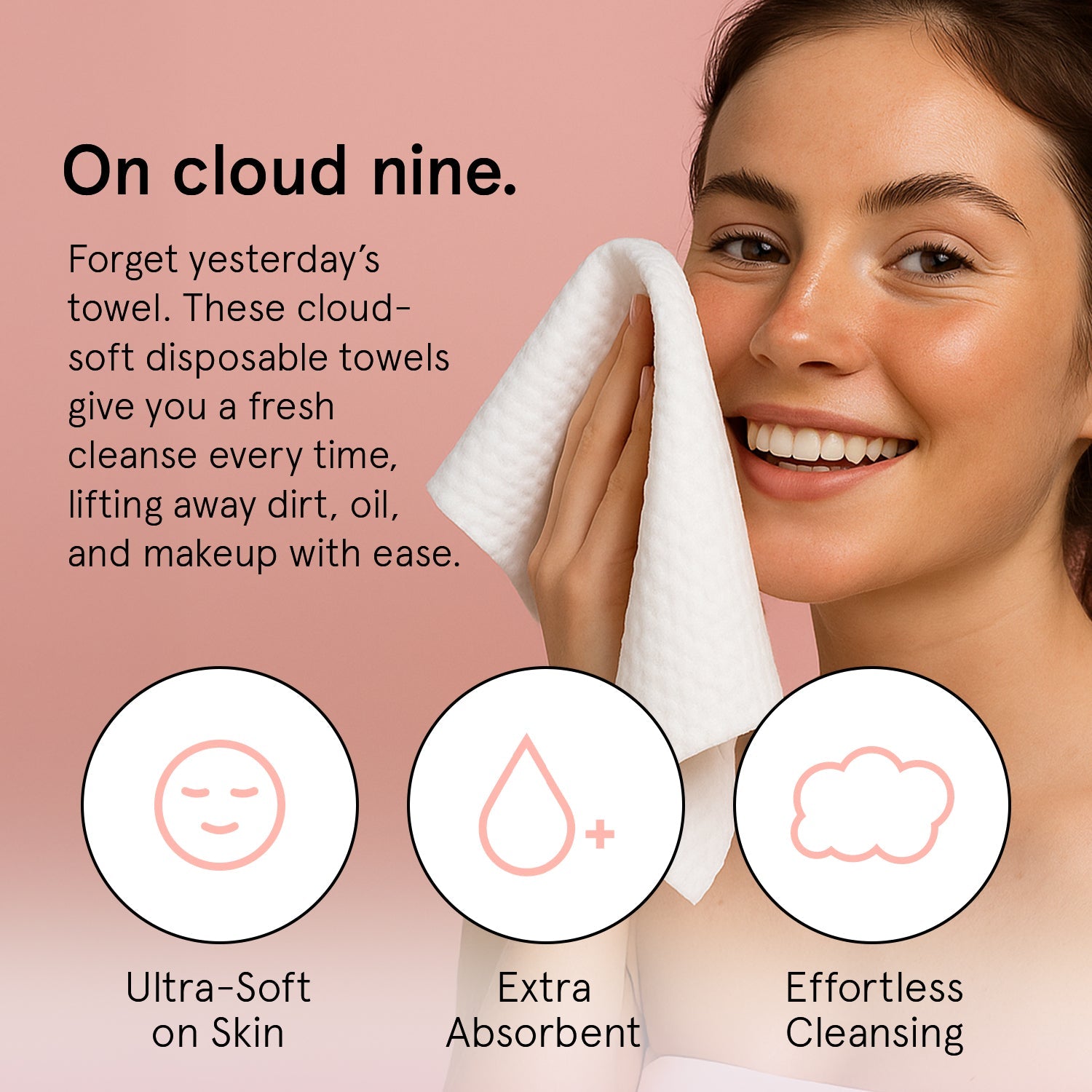 Ultra-Soft Disposable Face Towels