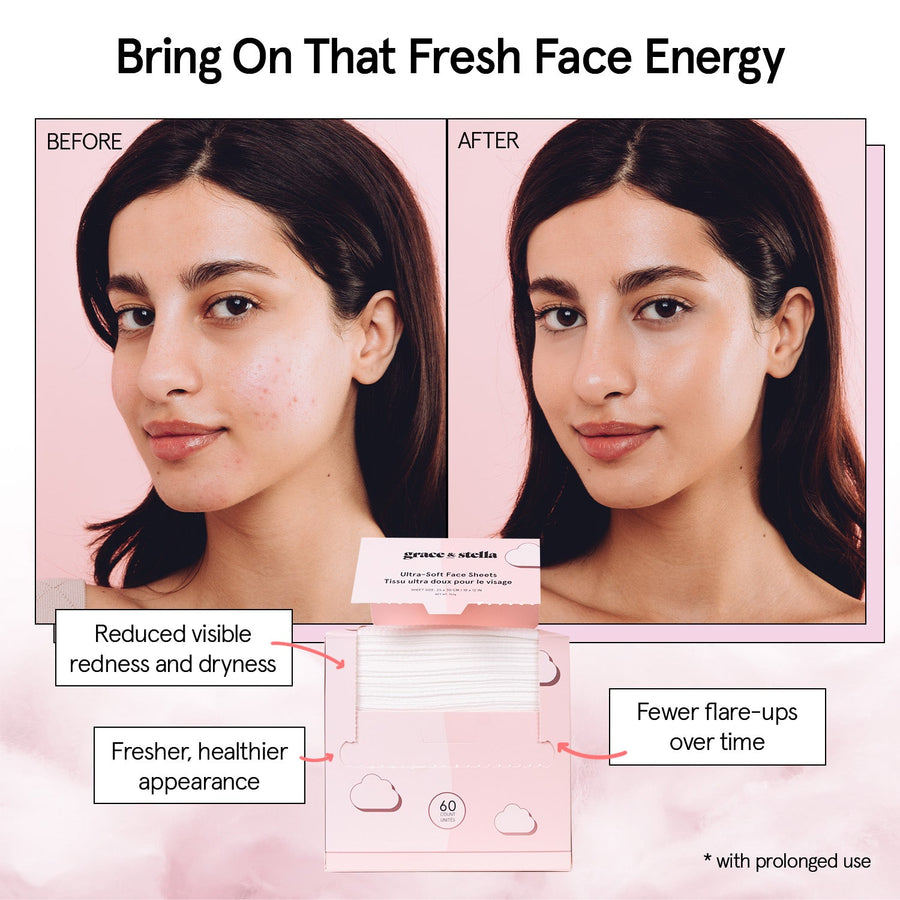 ultra - soft face towels - grace & stella