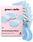 under eye masks for puffy eyes - grace & stella