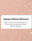 Always ethical skincare using a grace & stella 7-in-1 spin brush for a healthy glow.