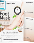 dr. pedicure foot peeling mask - grace & stella