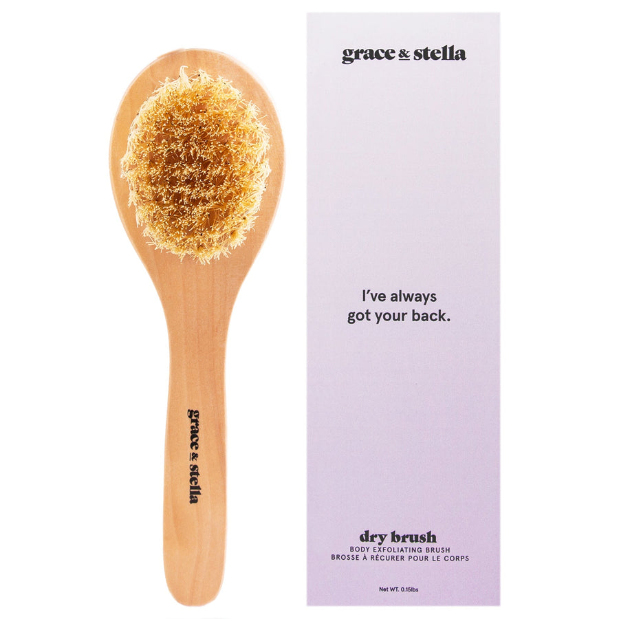 dry brush for shower and bath by grace & stella