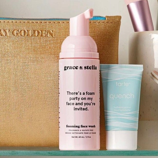 foaming face wash (60ml) free gift - grace & stella