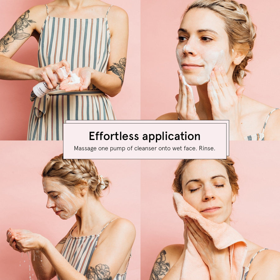 foaming face wash (60ml) free gift - grace & stella