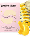 free set of eye masks (6 pairs) - grace & stella