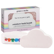 rainbow bath bombs - grace & stella