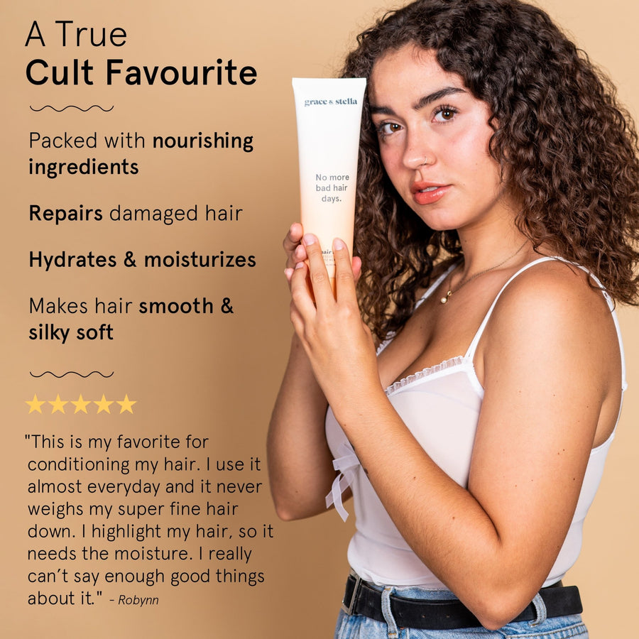 rescue my hair mask - grace & stella