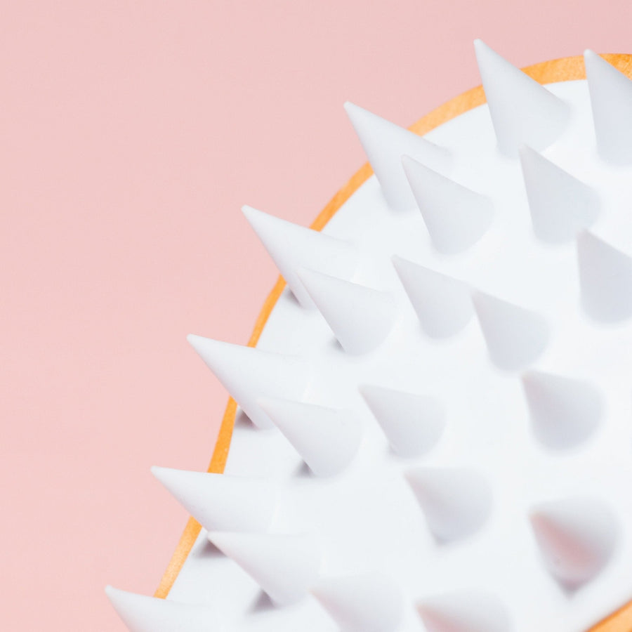 scalp massager brush - grace & stella