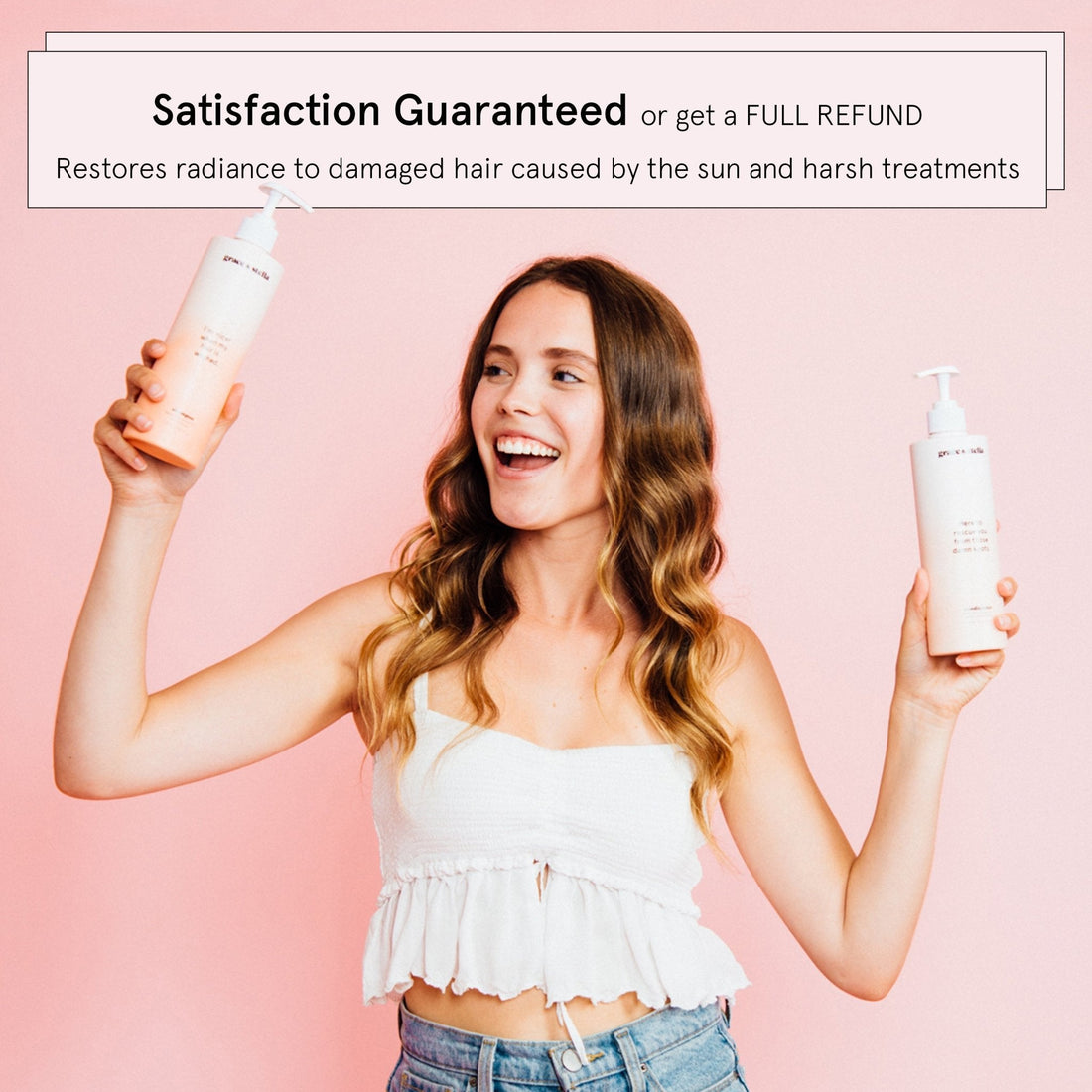 'It Takes Two' Argan Oil Shampoo + Conditioner Set by grace & stella