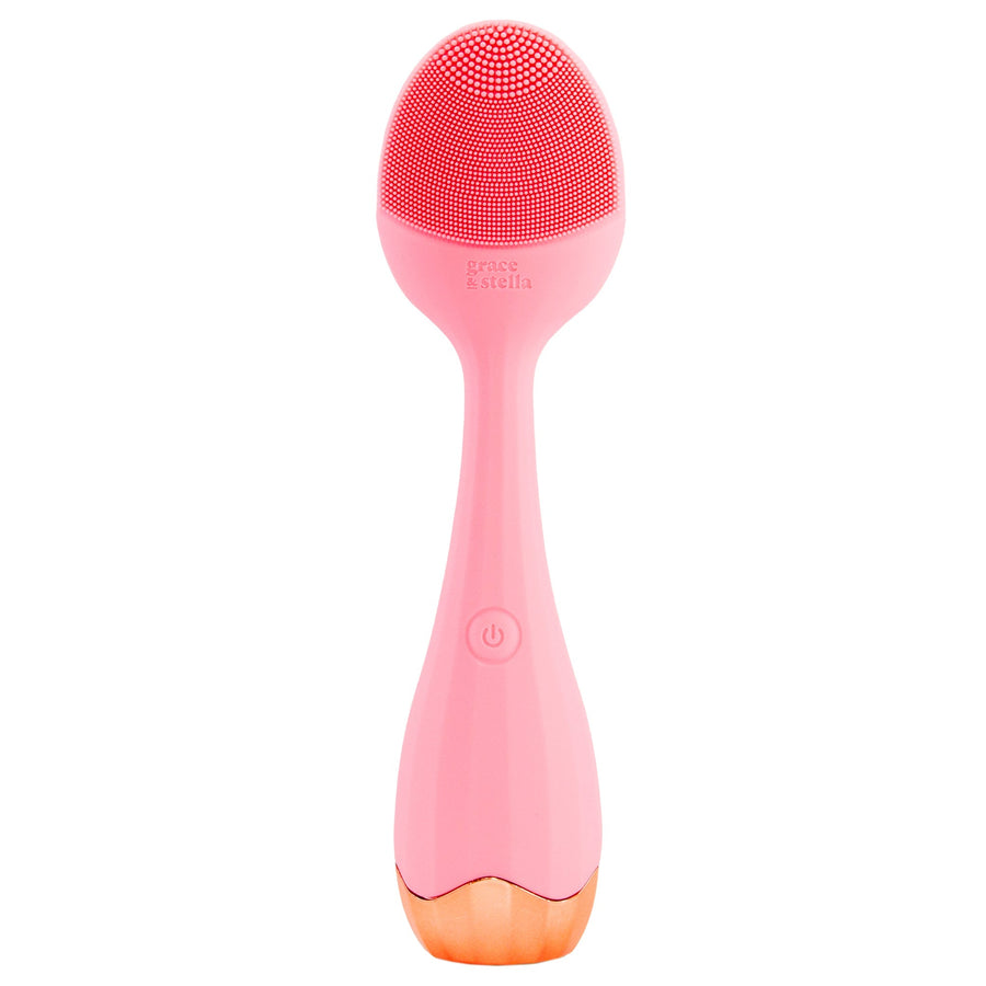 silicone facial cleansing brush - grace & stella