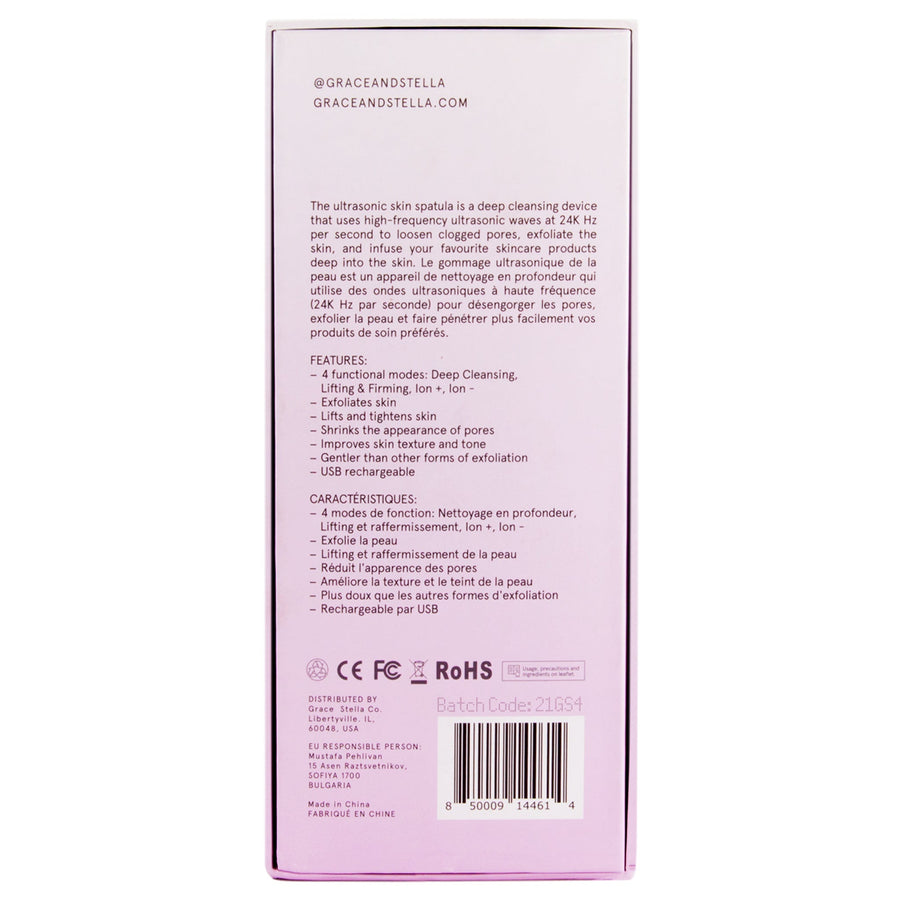 ultrasonic skin spatula - grace & stella