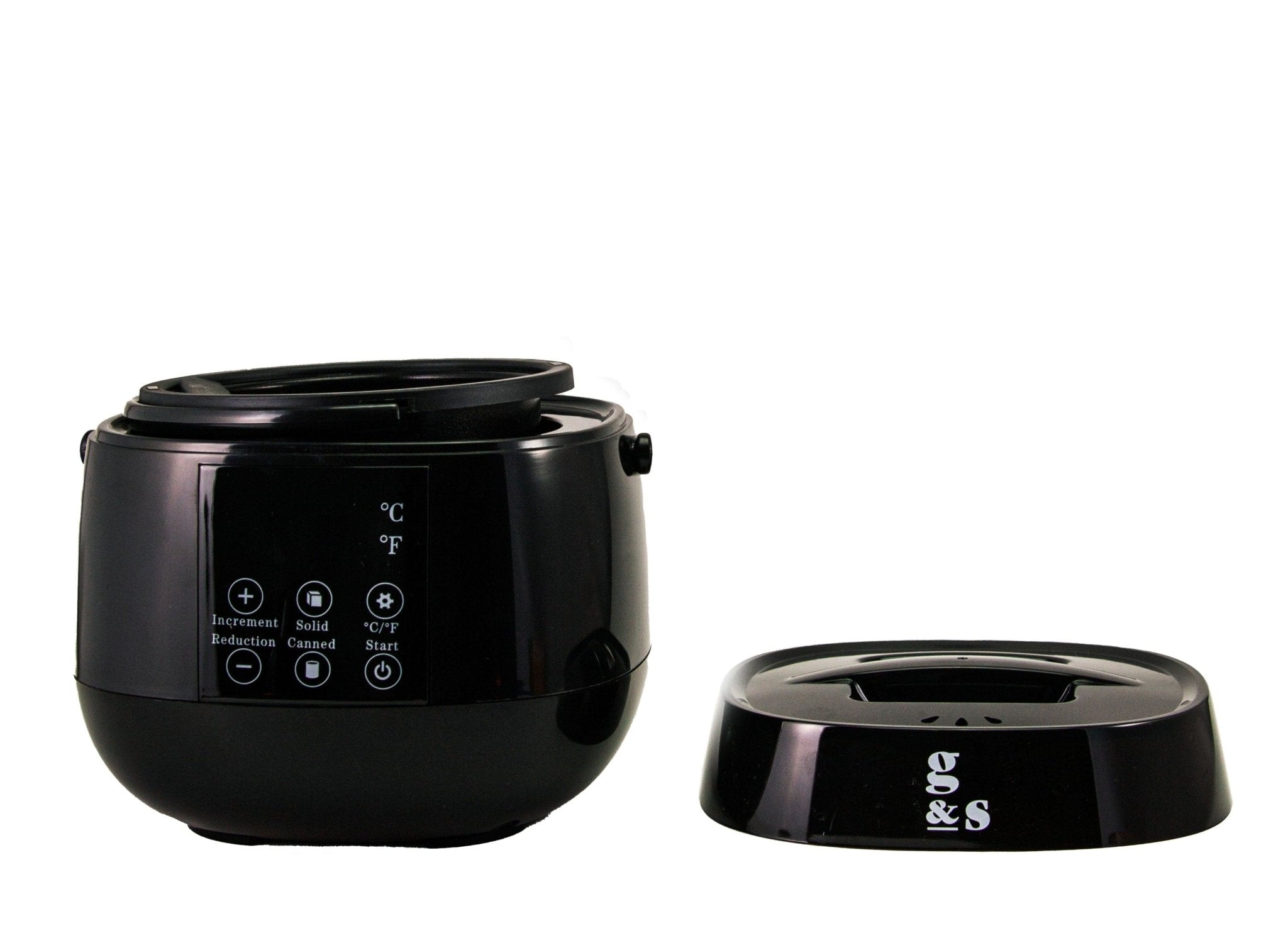 electric wax warmer kit for hair removal by grace & stella